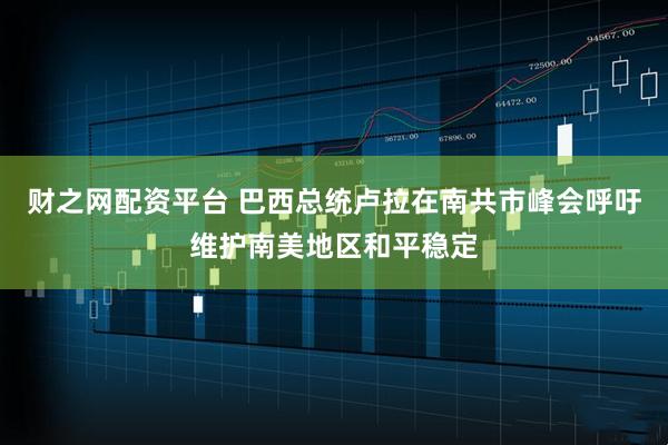 财之网配资平台 巴西总统卢拉在南共市峰会呼吁维护南美地区和平稳定